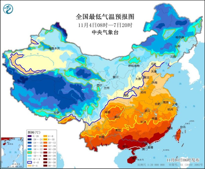 天博官方网我国大部地域有较着微风降温气候 内蒙古西南地域等地有强雨雪进程(图2)