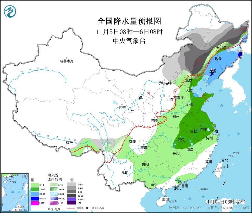 天博官方网我国大部地域有较着微风降温气候 内蒙古西南地域等地有强雨雪进程(图4)